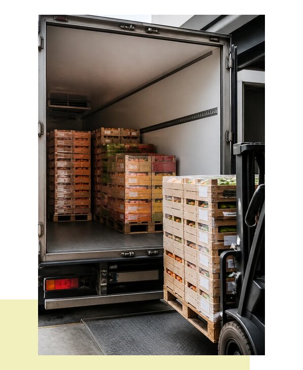 Перевозка сельхозпродукции на паллетах с доставкой в Братск